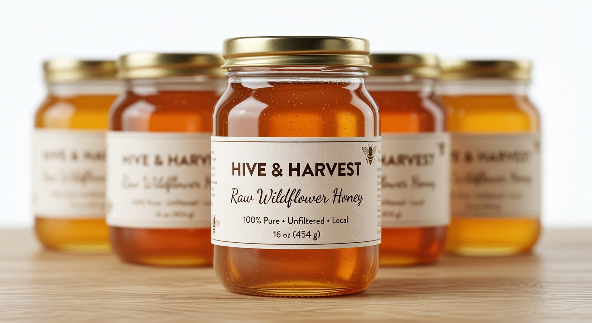 Honigglas mit Etikett – neue Honigverordnung 2026 Herkunftsangabe