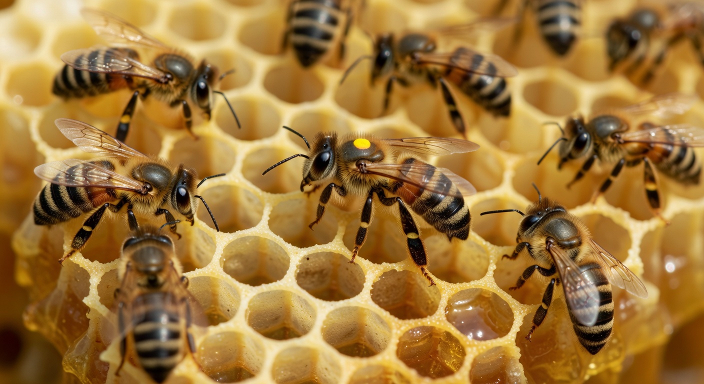 Buckfast Bienenkönigin F1 standbegattet Imkerei Braun Hille