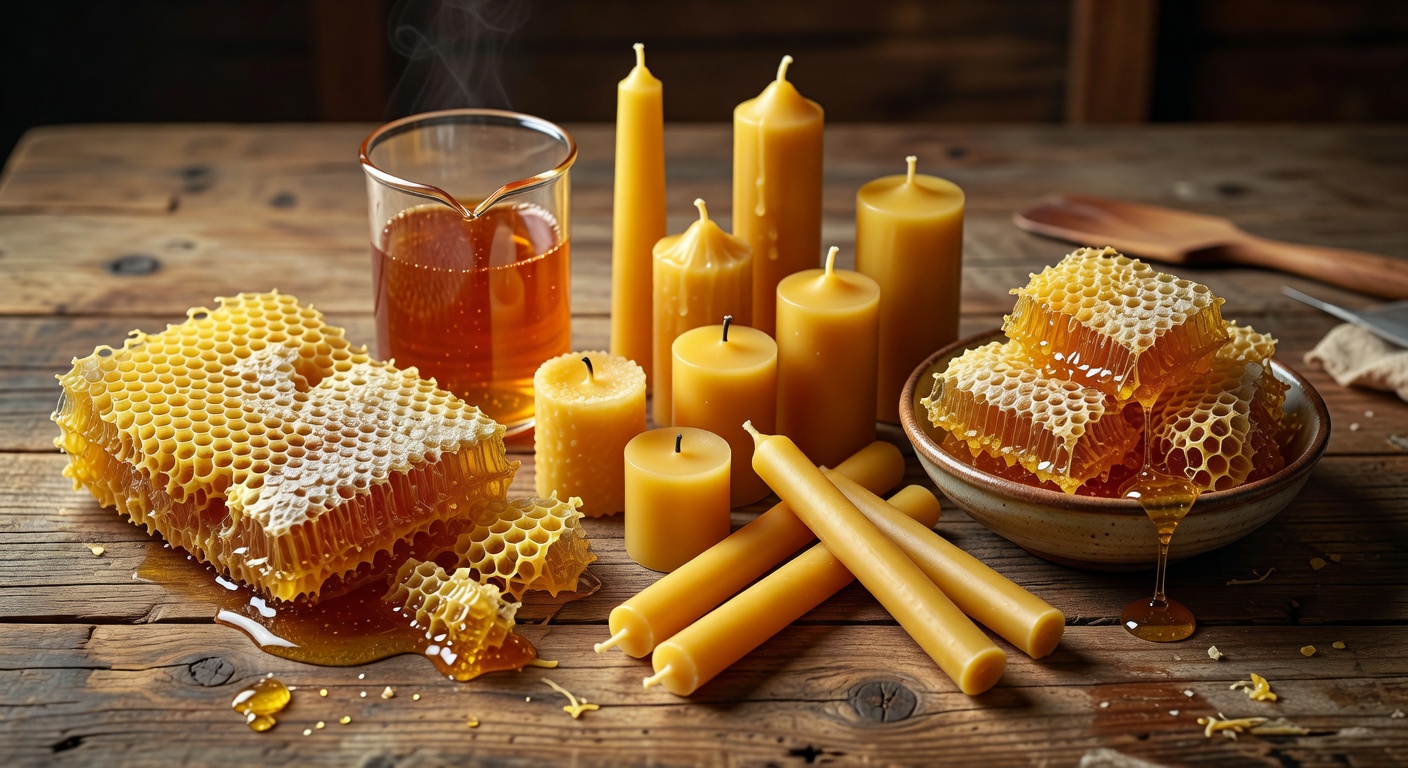 Eigener Wachskreislauf Imkerei Braun